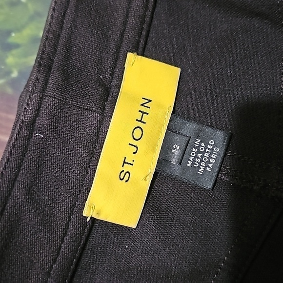 St. John Chocolate Brown Pants Size 12 - Picture 3 of 6